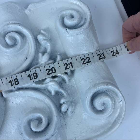 Vintage architecture medallion molded fiberglass mirror/Regency Baroque - Picture 16 of 16